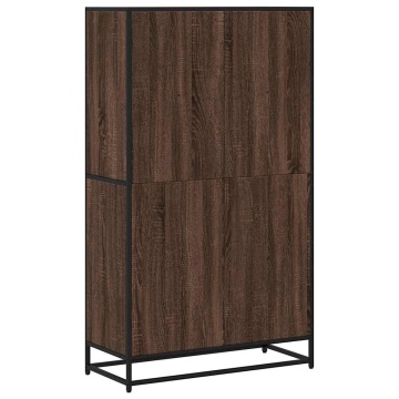 Bibliotecă, stejar maro, 80,5x35x139 cm, lemn prelucrat - Img 5