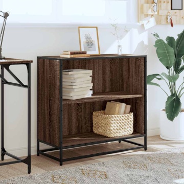 Bibliotecă, stejar maro, 80,5x35x76 cm, lemn prelucrat - Img 3