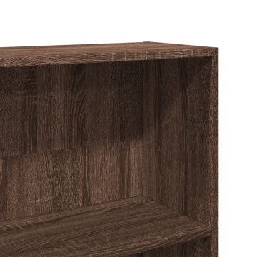Bibliotecă, stejar maro, 80x24x176 cm, lemn prelucrat - Img 6