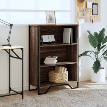 Bibliotecă, stejar maro, 80x31x106 cm, lemn prelucrat - Img 3