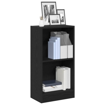 Bibliotecă Stejar negru 40x24x76 cm Lemn prelucrat - Img 4