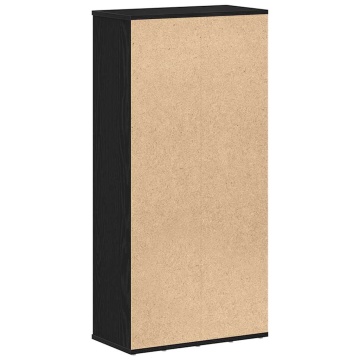 Bibliotecă, stejar negru, 50x25x104 cm, lemn prelucrat - Img 6