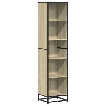 Bibliotecă, stejar Sonoma, 40x35x170,5 cm, PAL - Img 2