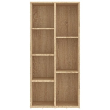 Bibliotecă, stejar Sonoma, 50x25x106 cm, lemn prelucrat - Img 4