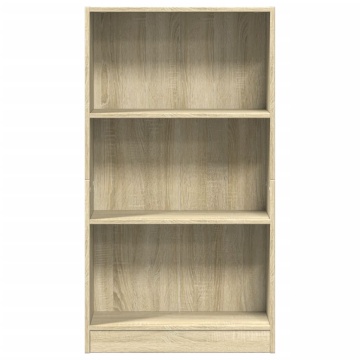 Bibliotecă, stejar sonoma, 60x24x109 cm, lemn prelucrat - Img 4