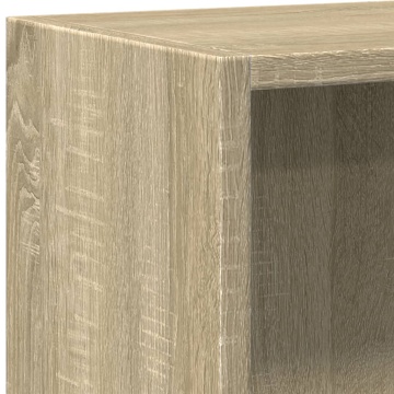 Bibliotecă, stejar sonoma, 60x24x76 cm, lemn compozit - Img 7