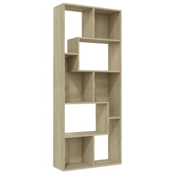 Bibliotecă, stejar Sonoma, 67 x 24 x 161 cm, lemn prelucrat - Img 2