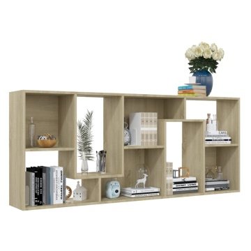 Bibliotecă, stejar Sonoma, 67 x 24 x 161 cm, lemn prelucrat - Img 8