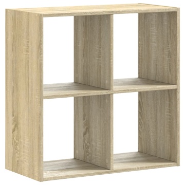 Bibliotecă, stejar sonoma, 68,5x32x68,5 cm, lemn prelucrat - Img 2