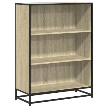 Bibliotecă, stejar Sonoma, 80,5x35x107,5 cm, lemn prelucrat - Img 2