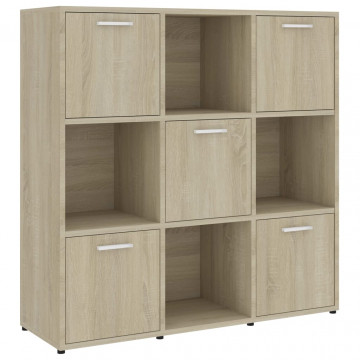 Bibliotecă, stejar Sonoma, 90 x 30 x 90 cm, PAL - Img 2
