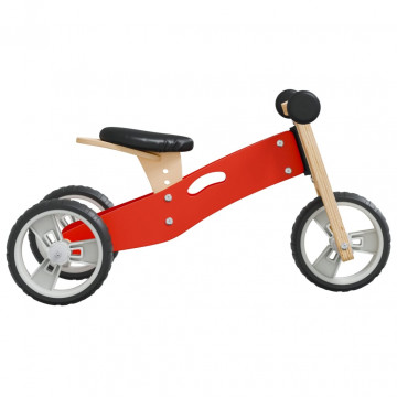 Bicicletă de echilibru pentru copii 2 în 1, roșu - Img 5