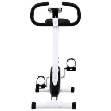 Bicicletă fitness cu centură de rezistență, negru - Img 4