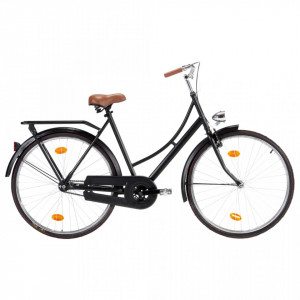 Bicicletă olandeză, roată de 28 inci, cadru feminin 57 cm - Img 1