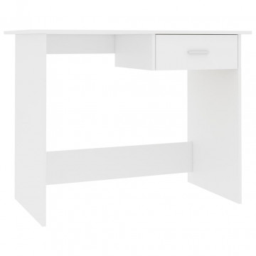 Birou, alb, 100 x 50 x 76 cm, PAL - Img 2