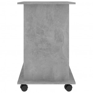 Birou de calculator, gri beton, 80 x 50 x 75 cm, PAL - Img 6
