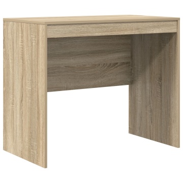 Birou de scris Stejar Sonoma Placi aglomerate 90 x 50 x 76 cm - Img 2
