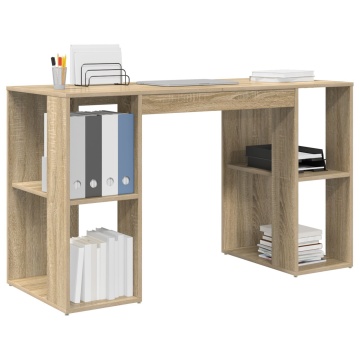 Birou Sonoma Oak Sonoma oak Lemn prelucrat Dimensiune standard - Img 3