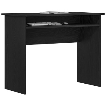 Birou, stejar negru, 90x50x74 cm, lemn prelucrat - Img 4