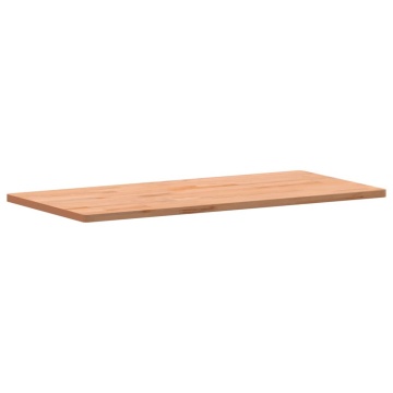 Blat de birou, 115x55x2,5 cm, lemn masiv de fag - Img 4