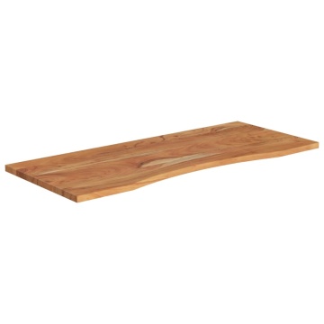 Blat de birou 120x50x2,5 cm dreptunghiular lemn masiv de acacia - Img 3