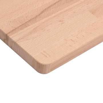 Blat de masă 100x60x2,5 cm dreptunghiular, lemn masiv de fag - Img 5