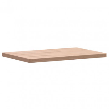 Blat de masă, 60x40x2,5 cm, dreptunghiular, lemn masiv de fag - Img 3