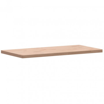Blat de masă, 80x40x2,5 cm, dreptunghiular, lemn masiv de fag - Img 3