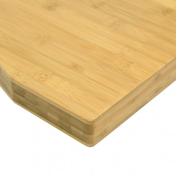 Blat de masă, 80x40x4 cm, bambus - Img 2