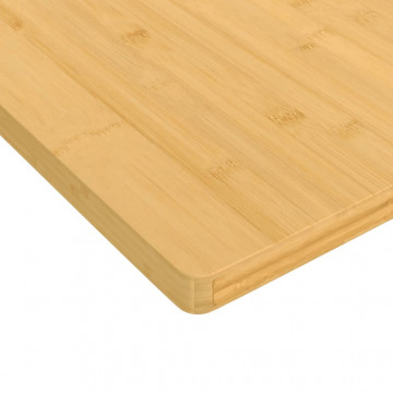 Blat de masă, 90x90x2,5 cm, bambus - Img 2
