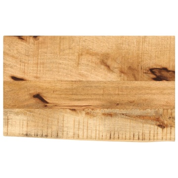 Blat de masă margine naturală, 40x20x2,5 cm, lemn masiv mango - Img 1