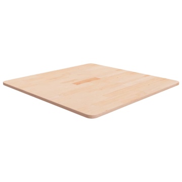 Blat de masă pătrat,70x70x1,5cm, lemn masiv stejar netratat - Img 1