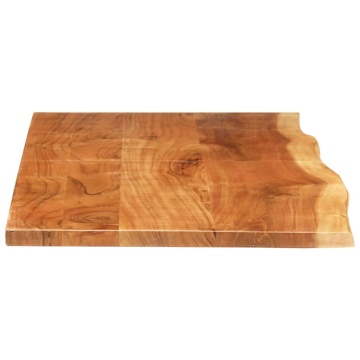 Blat lavoar de baie, 140x52x2,5 cm, lemn masiv de acacia - Img 4