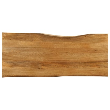 Blat masă, 140x60x2,5 cm, lemn masiv mango - Img 1