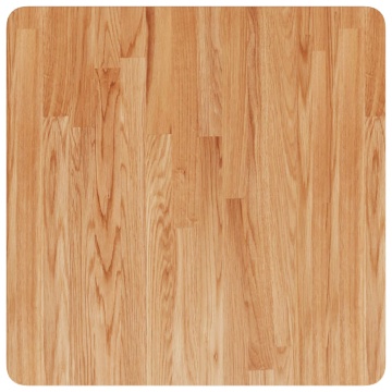 Blat masă pătrat maro deschis 60x60x2,5 cm lemn stejar tratat - Img 2