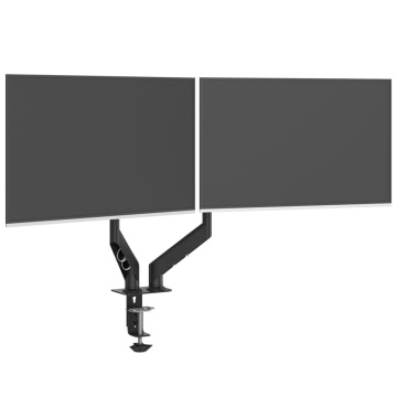 Braț monitor dublu pentru ecran max. 27 inch arc cu gaz 20 kg - Img 4