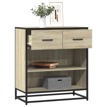 Bufet Stejar Sonoma 68x35x76 cm Lemn prelucrat - Img 1