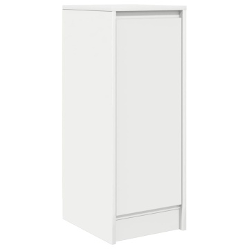 Bufetă albă 29,5x34x76 cm din lemn prelucrat - Img 2