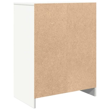 Bufetă albă 57x34x76 cm din lemn prelucrat - Img 7