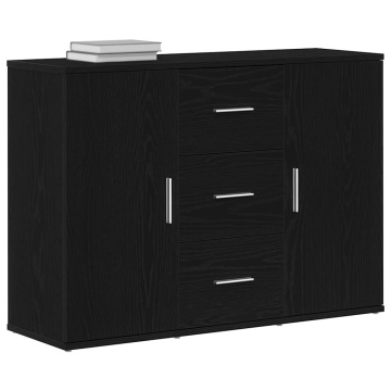 Bufetă Stejar negru 91x29,5x65 cm Lemn prelucrat - Img 4