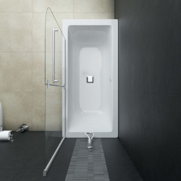 Cabină de duș pliabilă, 2 panouri, 95 x 140 cm, ESG - Img 7