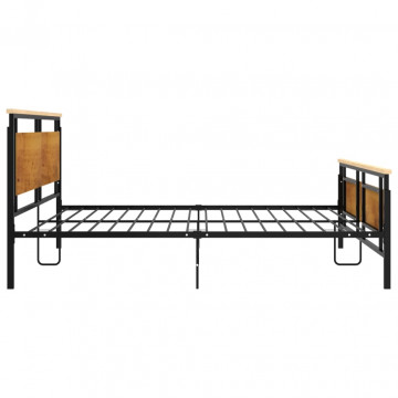 Cadru de pat,200 x 200 cm, metal - Img 7