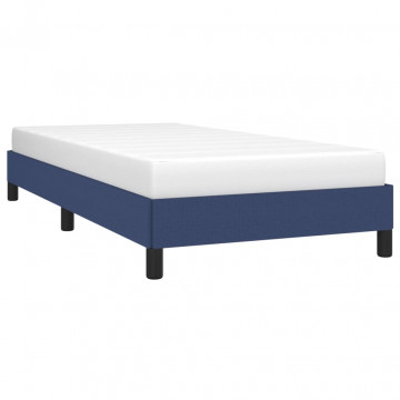Cadru de pat, albastru, 80x200 cm, material textil - Img 3