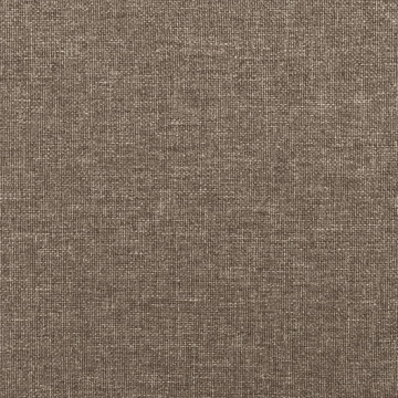 Cadru de pat box spring, gri taupe, 140x190 cm, textil - Img 7