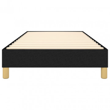 Cadru de pat box spring, negru, 100x200 cm, textil - Img 8