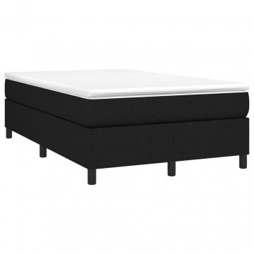 Cadru de pat box spring, negru, 120x200 cm, textil - Img 3