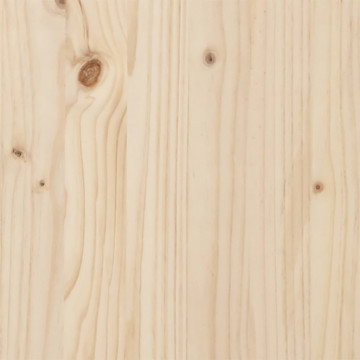 Cadru de pat cu tăblie, 150x200 cm lemn masiv pin - Img 7