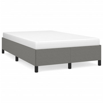 Cadru de pat, gri închis, 120x190 cm, material textil - Img 1