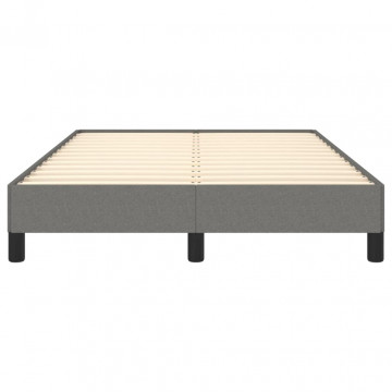 Cadru de pat, gri închis, 120x190 cm, material textil - Img 8