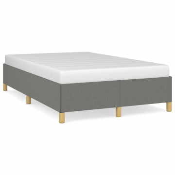 Cadru de pat, gri închis, 120x190 cm, material textil - Img 1
